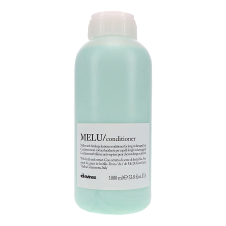 Кондиціонер Davines MELU Conditioner 1000ml — проти ламкості для довгого волосся, з екстрактом сочевиці для блиску, упаковка