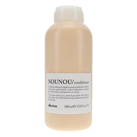 Кондиціонер Davines NOUNOU Conditioner 1000ml — для відновлення пошкодженого волосся, з олією жожоба для блиску, упаковка