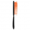 Щітка для волосся JANEKE SUPERBRUSH чорна з помаранчевим — ергономічний корпус, масажний ефект, циркуляція повітря, термостійка