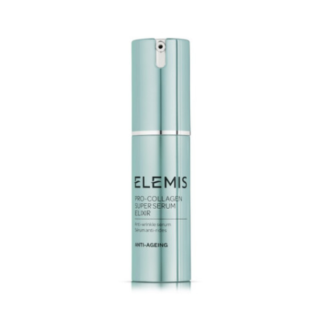 Акційна сироватка еліксир ELEMIS Pro-Collagen Super Serum Elixir з гіалуроном та омега-олією камеліна 15 мл — антивікова, для