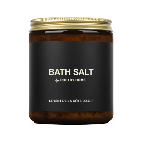Парфумована сіль для ванн POETRY HOME Bath Salt Le Vent De La Côte D'azur 300 г — зволоження та пом'якшення шкіри, нішевий