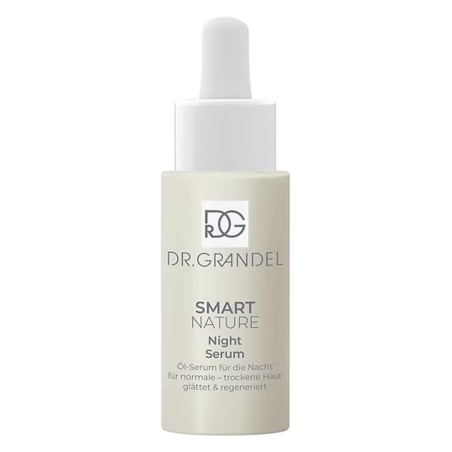 Сироватка нічна Dr. Grandel Smart Nature Night Serum 30 мл — живлення, зволоження, розгладження, екстракт вівса, олії бузини та