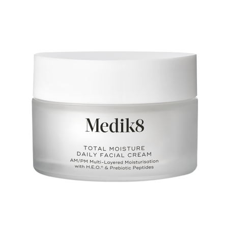 Крем зволожувальний щоденний Medik8 Total Moisture Daily Facial Cream з мультимолекулярним гіалуроном та керамідами 50 мл —