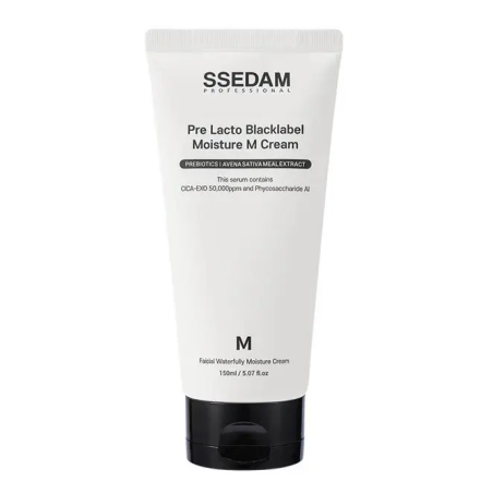 Зволожувальний крем SSEDAM Pre Lacto Blacklabel Moisture M Cream 150 мл — пребіотики, екзосоми, екстракт фукуса, інтенсивне