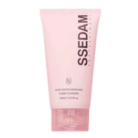 Пінка для вмивання м'яка зволожувальна SSEDAM Pure Water Moncher Foam Cleanser 150 мл — зволожує, відбілює, не викликає