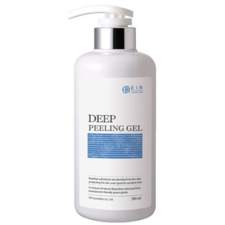 Пілінг-гель освіжаючий EIR Deep Peeling Gel 500 мл — аргінін, яблучна кислота, екстракти троянди та кульбаби — фото