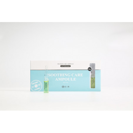 Сироватка в ампулах для заспокоєння EIR Soothing Care Ampoule з екстрактами зеленого чаю, солодки та півонії 2 мл — зменшення