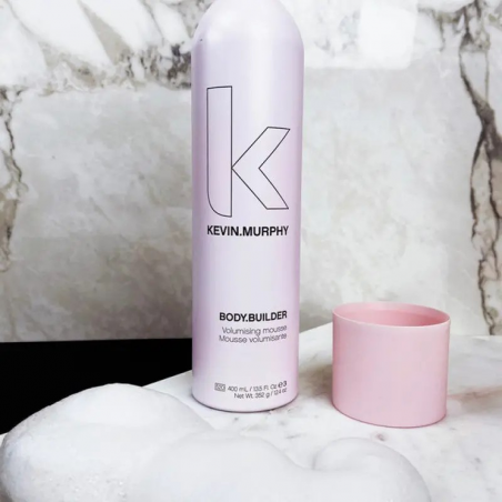 Мус для об'єму Kevin Murphy Body.Builder Volumising Mousse 400 мл — легка текстура, без обтяження, захист від сонячних променів