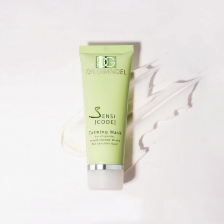 Маска зволожувальна кремова Dr. Grandel SensiCode Calming Mask з олією коноплі, очеретом та мигдалем 75 мл — відновлювальна