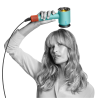 Фен Dyson Supersonic HD16 Nural Ceramic Patina/Topaz — насадка для неслухняного волосся, насадка-концентратор, підсвічування