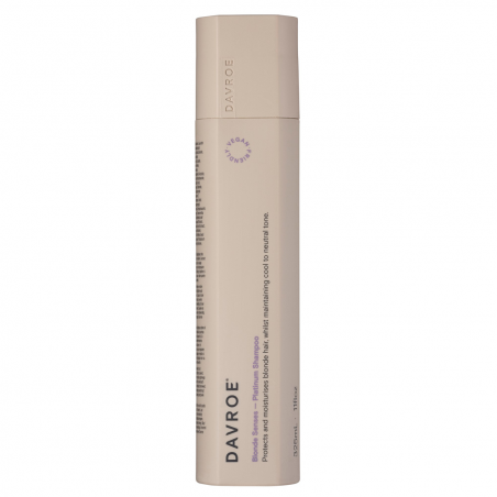 Шампунь Davroe Blonde Senses Platinum Shampoo 325ml — тонування світлого волосся, фіолетовий пігмент, екстракт ромашки —