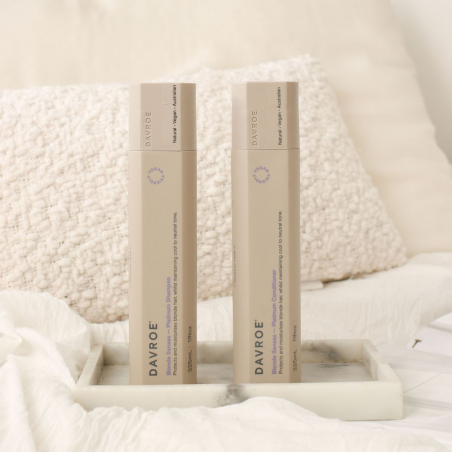 Шампунь Davroe Blonde Senses Platinum Shampoo 325ml — безсульфатна формула, зволоження, подовження тривалості фарбування —