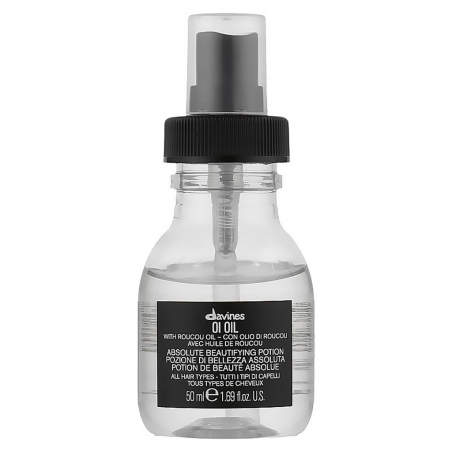 Олійка Davines OI Oil 50ml — абсолютна краса волосся, соняшникова олія, олія ру — упаковка