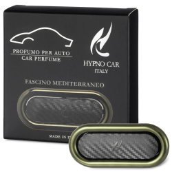 Парфум для автомобіля кліпса карбон Hypno Casa Luxury Line Carbon Fascino Mediterraneo — свіжі цитрусові та ароматні нотки, для