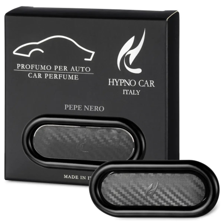 Парфум для автомобіля кліпса карбон Hypno Casa Luxury Line Carbon Pepe Nero — східно-пряний аромат, для салону автомобіля,