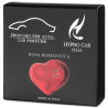 Парфум для автомобіля кліпса серце Hypno Casa Luxury Line Rosa Romantica — ароматічна кліпса для вентиляційної решітки,