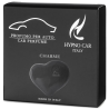 Парфум для автомобіля кліпса серце Hypno Casa Luxury Line Charme — ароматічна кліпса для вентиляційної решітки, тривалість 3-4