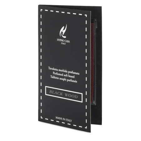 Аромасаше Hypno Casa Prima Classe Black Wood — парфумована пластина для інтер'єру, салону авто чи сумки, аромат апельсина,