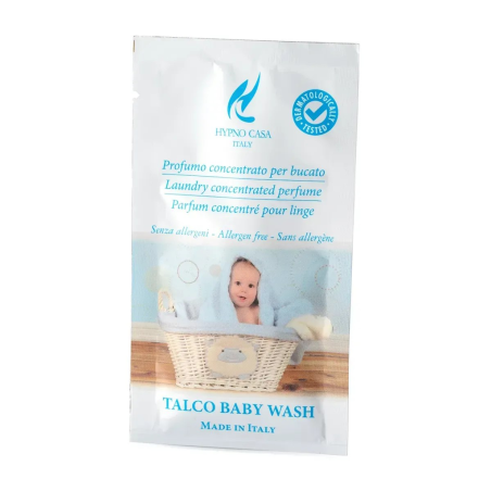 Парфум для прання Hypno Casa Classic Line Talco Baby Wash 10ml — аромат фіалки та троянди, жасмин та білі квіти, свіжий