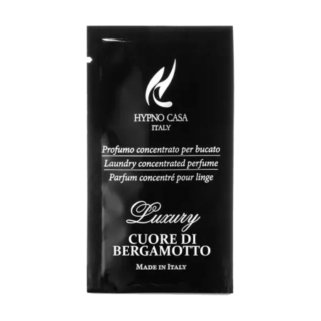 Парфум для прання Hypno Casa Luxury Line Cuore di Bergamotto 10ml — синтетичні ароматичні масла, створює стійкий шлейф, для