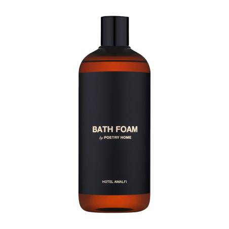 Парфумована піна для ванн POETRY HOME Bath Foam Hotel Amalfi 500g — боби тонка, карамель, кориця, мед, мускус, для тіла,
