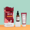 Подарунковий набір Q+A Hydrating Heroes для зволоження шкіри: сироватка та крем — глибоке зволоження, гіалуронова кислота,