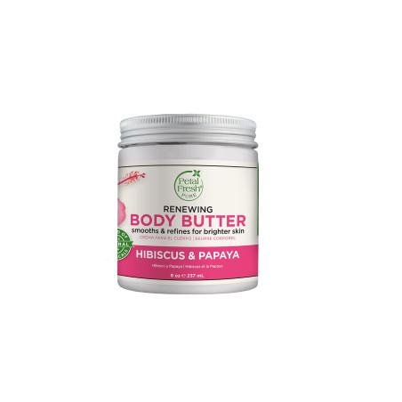 Відновлювальне масло для тіла Petal Fresh Renewing Body Butter Hibiscus Papaya 237ml — екстракт папаї та гібіскуса, покращення