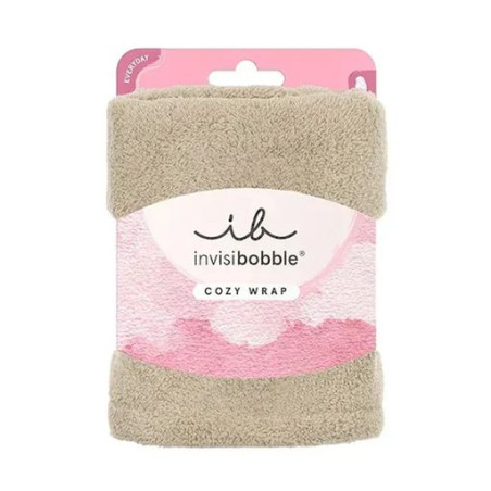 Rushnik-tyrban dlya volosya Invisibobble Set Cozy Wrap 1sht — zrobleniy z m'akoyi mikrofibry, ne tysne ni tyanhe volosya —