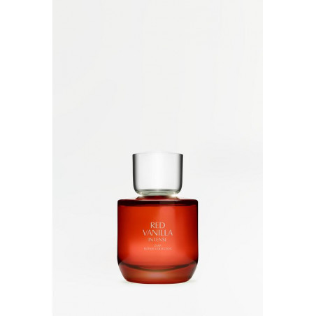 ZARA Red Vanilla Intense 90ml — nasicheniy yelehantniy parfum, yaskraviy citrusoviy start — tekstura