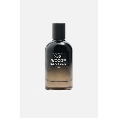 Zara Wood 01 Collection Pure 100ml — аромат з спеціалізованої деревної серії, чистота та автентичність природних матеріалів —