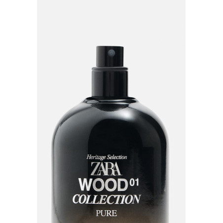 Zara Wood 01 Collection Pure 100ml — інтелектуальна парфумерія, що оспівує лаконічність та структурність, деревний пряний —