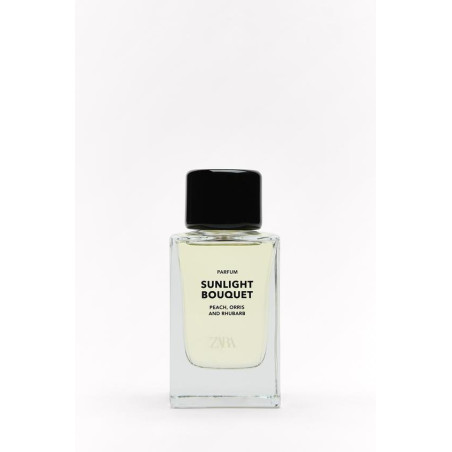 ZARA Sunlight Bouquet 100ml — сонячний квітково-фруктовий аромат, груша, магнолія, півонія, для щоденного використання, упаковка