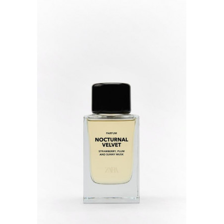 ZARA Nocturnal Velvet 100ml — східно-квітковий аромат з глибоким шлейфом, слива, ірис, пачулі, для вечірніх виходів, упаковка