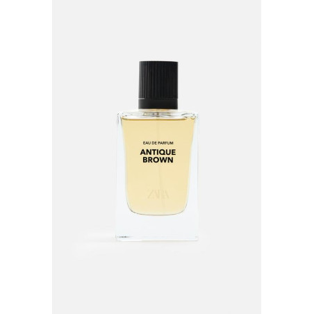 ZARA Antique Brown 100ml — теплий, елегантний аромат з нотами кориці, кардамону, лаванди, бензоїну, ванілі, сандалу та шкіри,