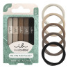 Resinka-braslet dlya volosya Invisibobble We Are Recycled Hair Tie Mocha 5sht — tehnologiya HairLoveTech, 65% pereproblenih