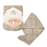 Rushnik-tyrban dlya volosya Invisibobble Set Cozy Wrap 1sht — vbiraye vologu, priskoruyu protses vyshyvannya, zalyshayet
