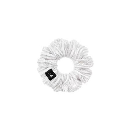 Резинка-браслет Invisibobble Sprunchie Extra Hold Strong Grip Pure White 1шт — м'яка тканинна обгортка, без болю, універсальний