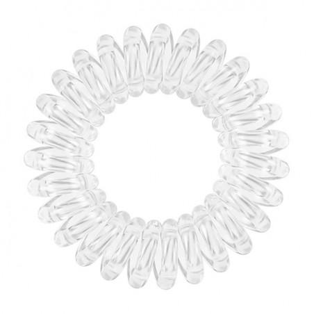 Resinka-braslet dlya volosya Invisibobble Original Premium Crystal Clear 3sht — ne zaлишaye slidiv, ne tyanhe volosya,
