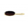 Щітка для волосся JANEKE GOLD HAIR BRUSH AUSP22M L золото з чорним — пневматична конструкція, делікатне розчісування, легкий