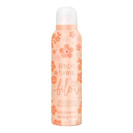 Пінка для душу Bilou Apricot Flower Shower Foam 200 ml — ніжне очищення для всіх типів шкіри, зволоження та пом'якшення,