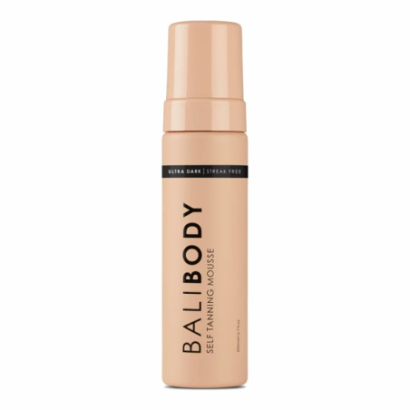 Мус автозасмага ультратемний Bali Body Self Tanning Mousse Ultra Dark 200 мл — з ромашкою, кавою та натуральною DHA — вигляд