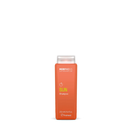 Шампунь для волосся з УФ-захистом Framesi Morphosis Sun Shampoo 250 мл — з екстрактом персика, вітаміном Е та натрієм PCA,