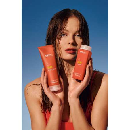 Шампунь для волосся з УФ-захистом Framesi Morphosis Sun Shampoo 250 мл — видалення солі та хлору, запобігання сухості,
