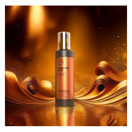 MTJ Extender luxe After Sun Body Oil — глибоко зволожує шкіру після сонця, знімає подразнення, подовжує стійкість засмаги,