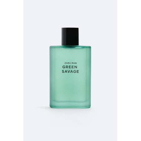 ZARA Green Savage (night collection) 90ml — амброво-цитрусова туалетна вода, верхні ноти бергамоту та мандарину, серце лаванди