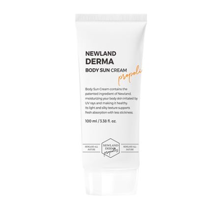 Newland All Nature Body Sun Cream SPF50+ PA++++ 100 мл — сонцезахисний крем для тіла, з пантенолом та вітаміном Е, захист від