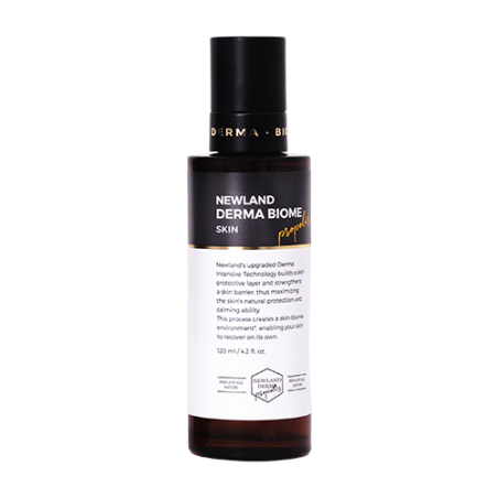 Тонер Newland All Nature Derma Biome 120ml — зволоження та заспокоєння шкіри, лактобактерії, 20 пептидів — упаковка