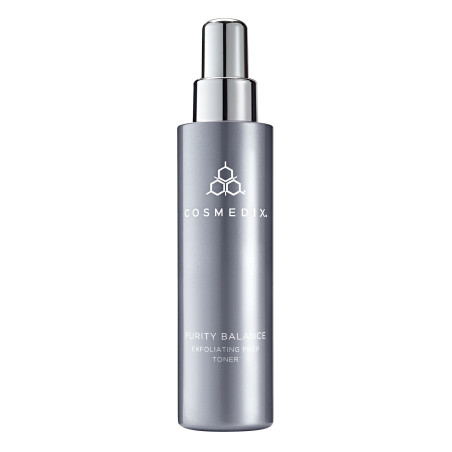 Тонік відлущувальний Cosmedix Purity Balance Exfoliating Prep Toner з чайним деревом та ніацинамідом 150 мл — очищує пори від