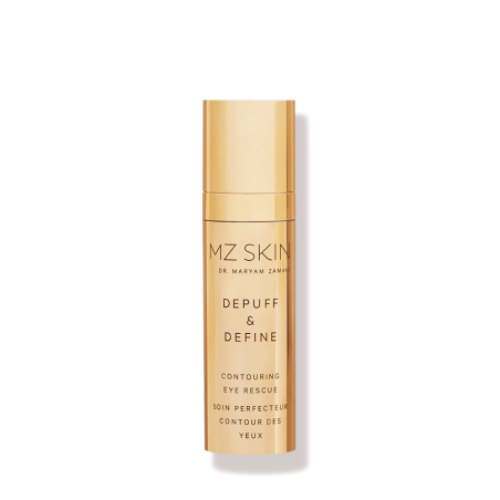 Антивіковий крем для шкіри навколо очей MZ Skin Depuff Define 15 мл — кофеїн, пептиди, гіалуронова кислота, свіжий погляд —