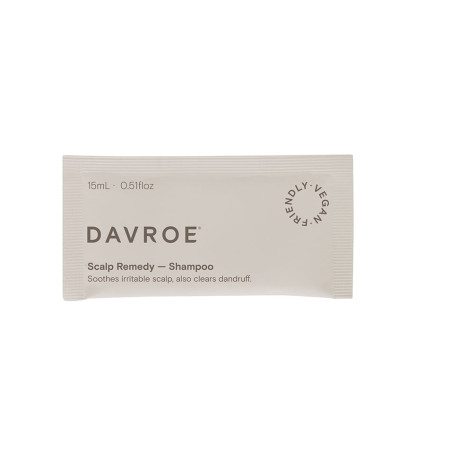 Заспокійливий шампунь Davroe Scalp Remedy 15ml з екстрактом алое та сливи какаду для проблемної шкіри голови, усунення лупи та